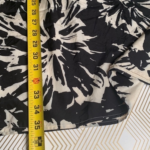 Ann Taylor LOFT Black Floral Print Dress Size 6 - Picture 8 of 8